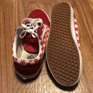 Vans | Shoes | Vans Old School Red And White Checkered Size Us Men 95